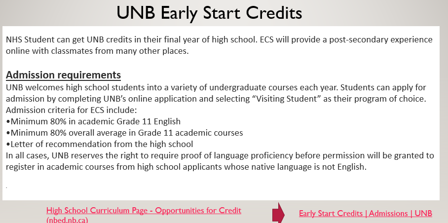 UNB Early Start Credits.png