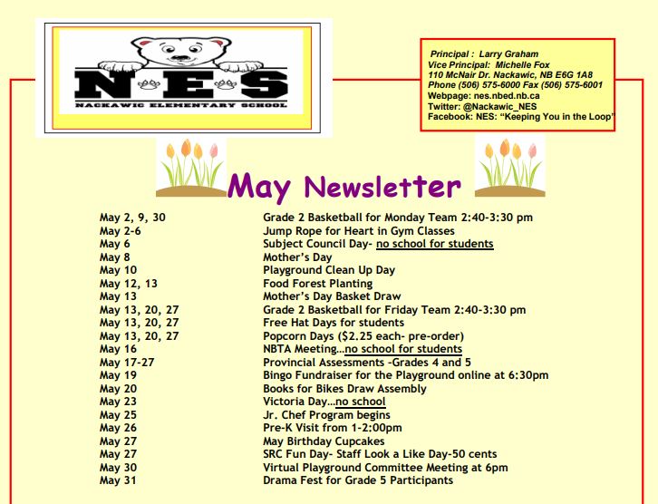 May 2022 Newsletter dates.JPG
